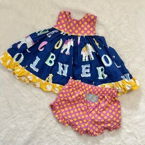 Colorful Polka Dot Kids Top and Shorts Set